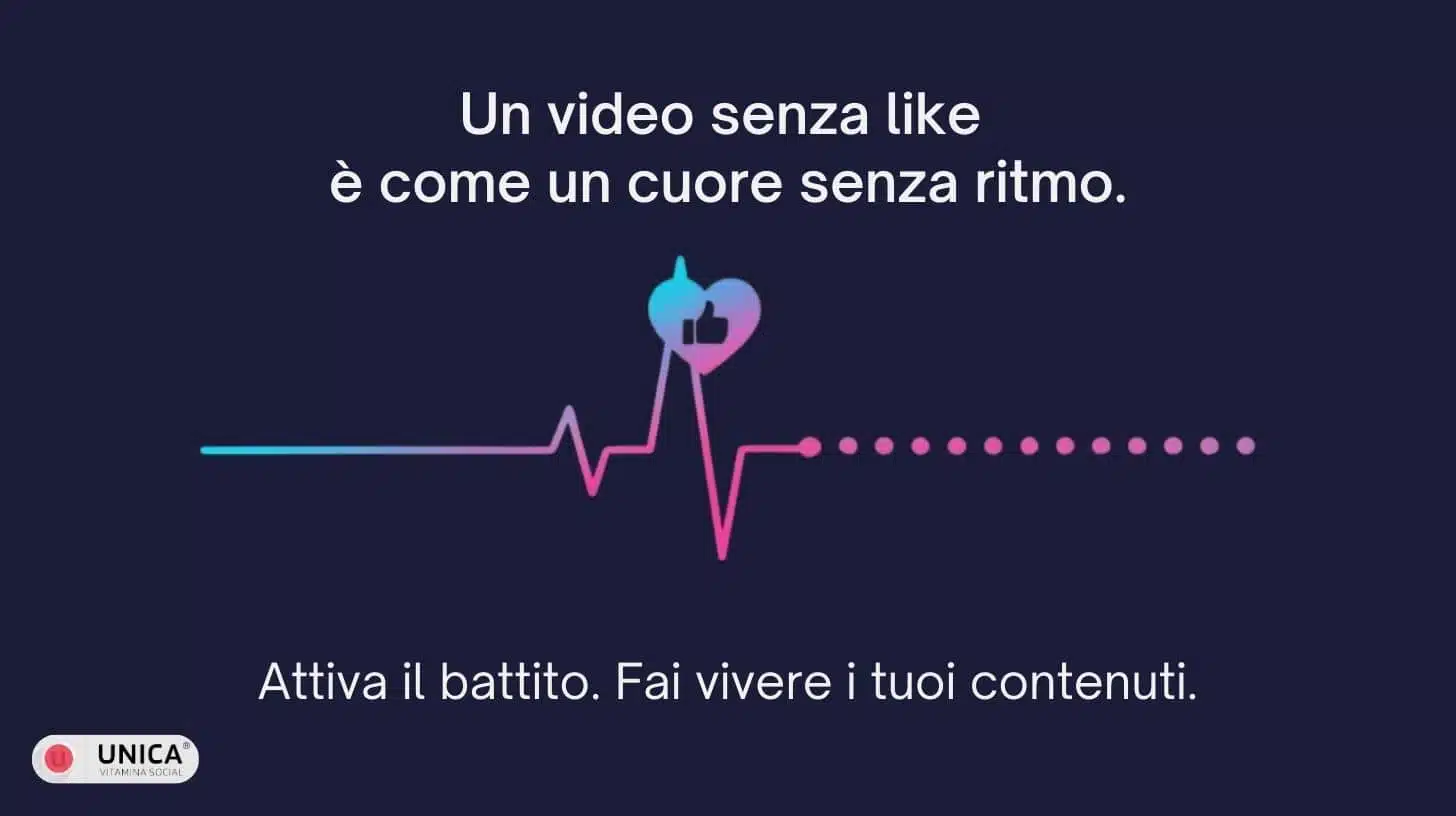 Gráfico que muestra una línea de electrocardiograma transformándose en un icono de «me gusta» para representar la importancia de los «me gusta» en TikTok.