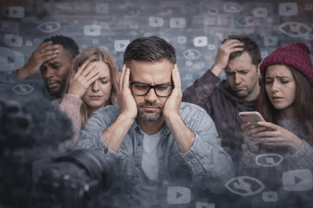 La frustrazione degli YouTuber