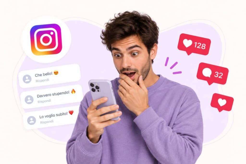 aumentare commenti Instagram