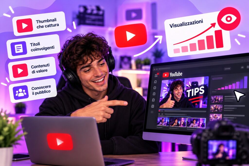 aumentare visualizzazioni YouTube rapidamente