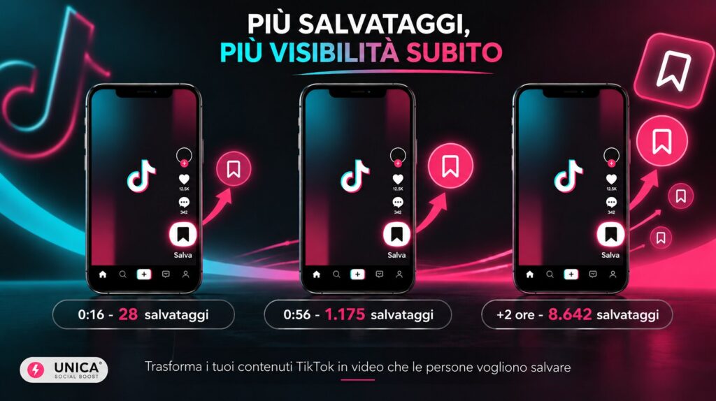 comprare salvataggi TikTok